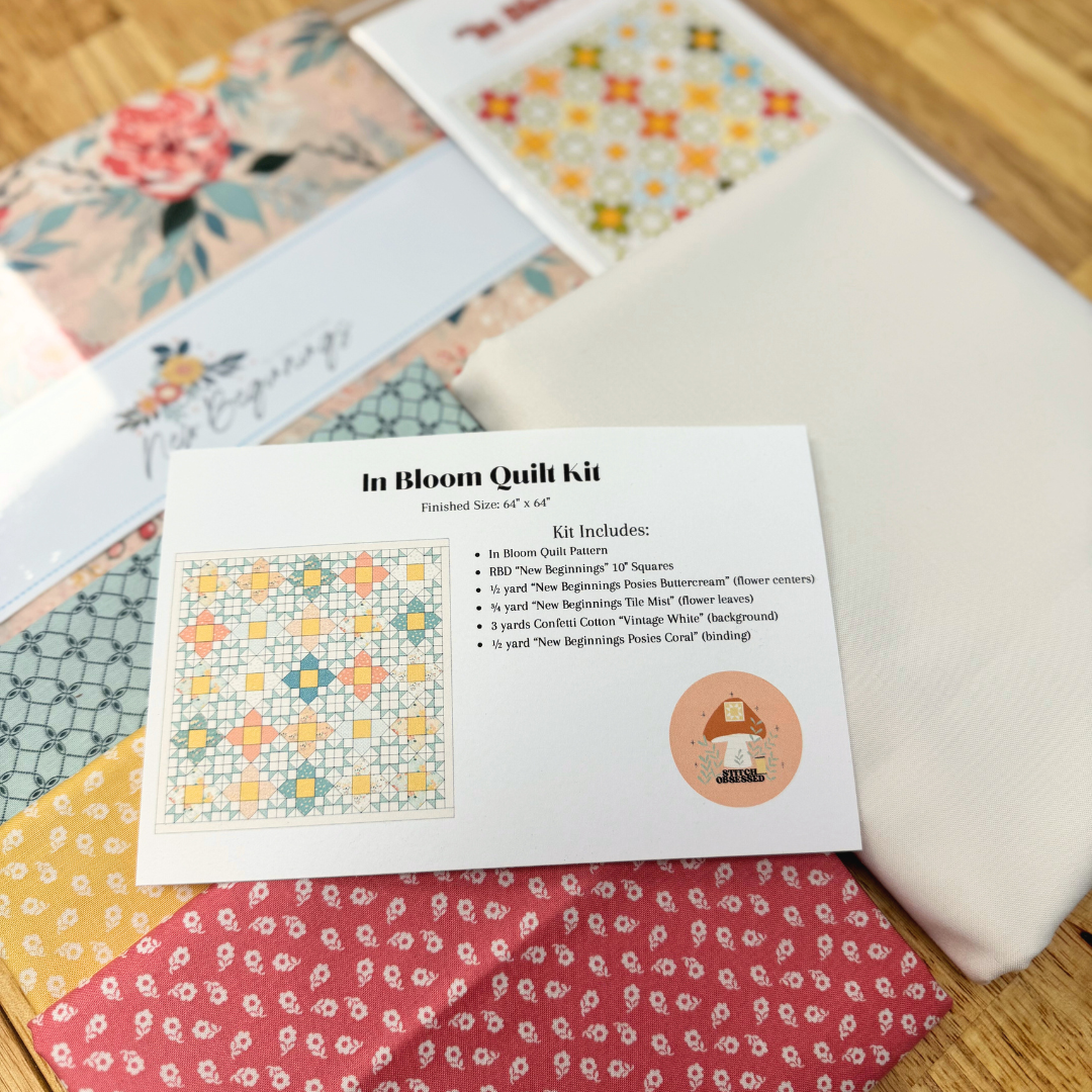 In Bloom Quilt Kit "New Beginnings"