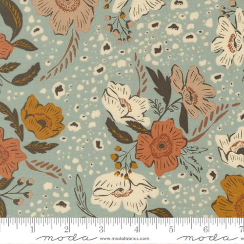 "Flora Flourish Florals Storm"- Moda Fabrics