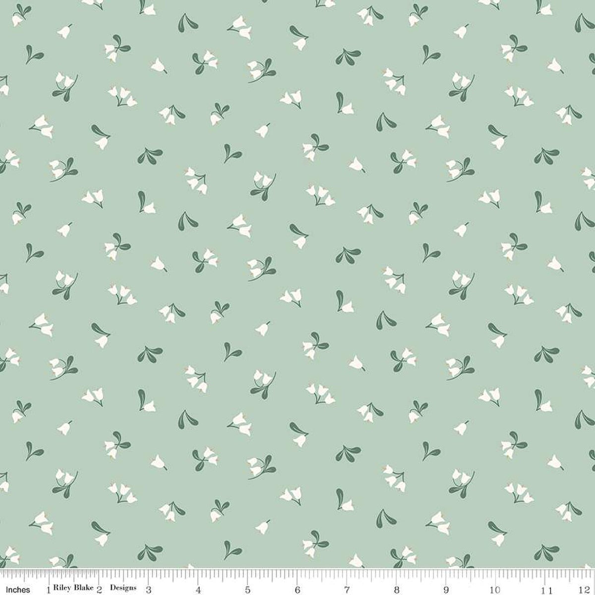 "Forest Village Lingonberry Floral Sage"-RBD