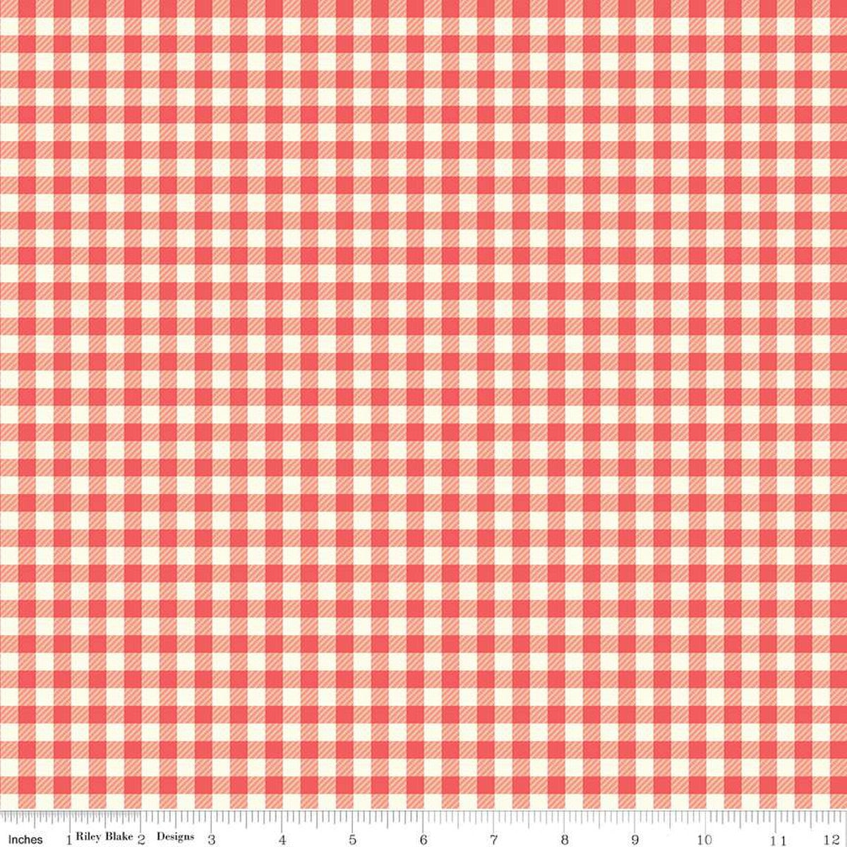 "First Blooms Gingham Berry"-RBD