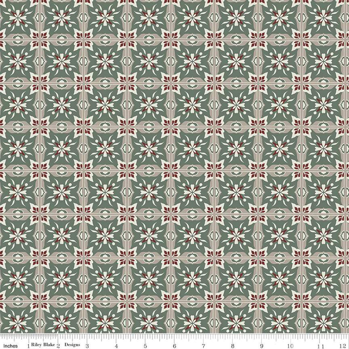 "Olive Grove Mill Tiles Green"-RBD