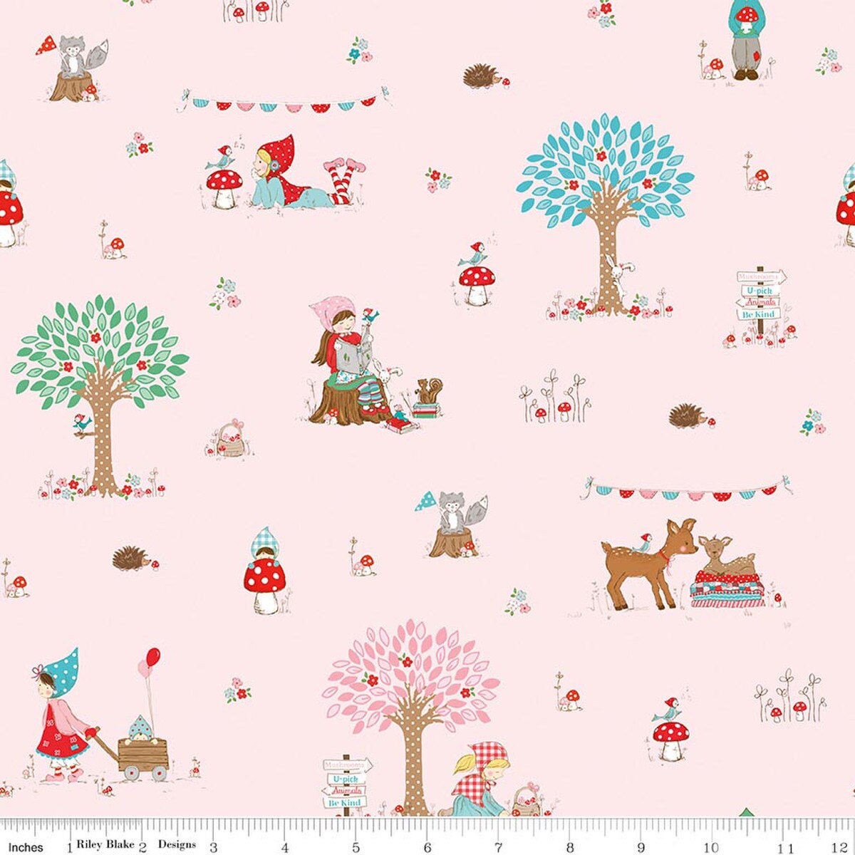 Whimsical Woodland Main Pink-RBD