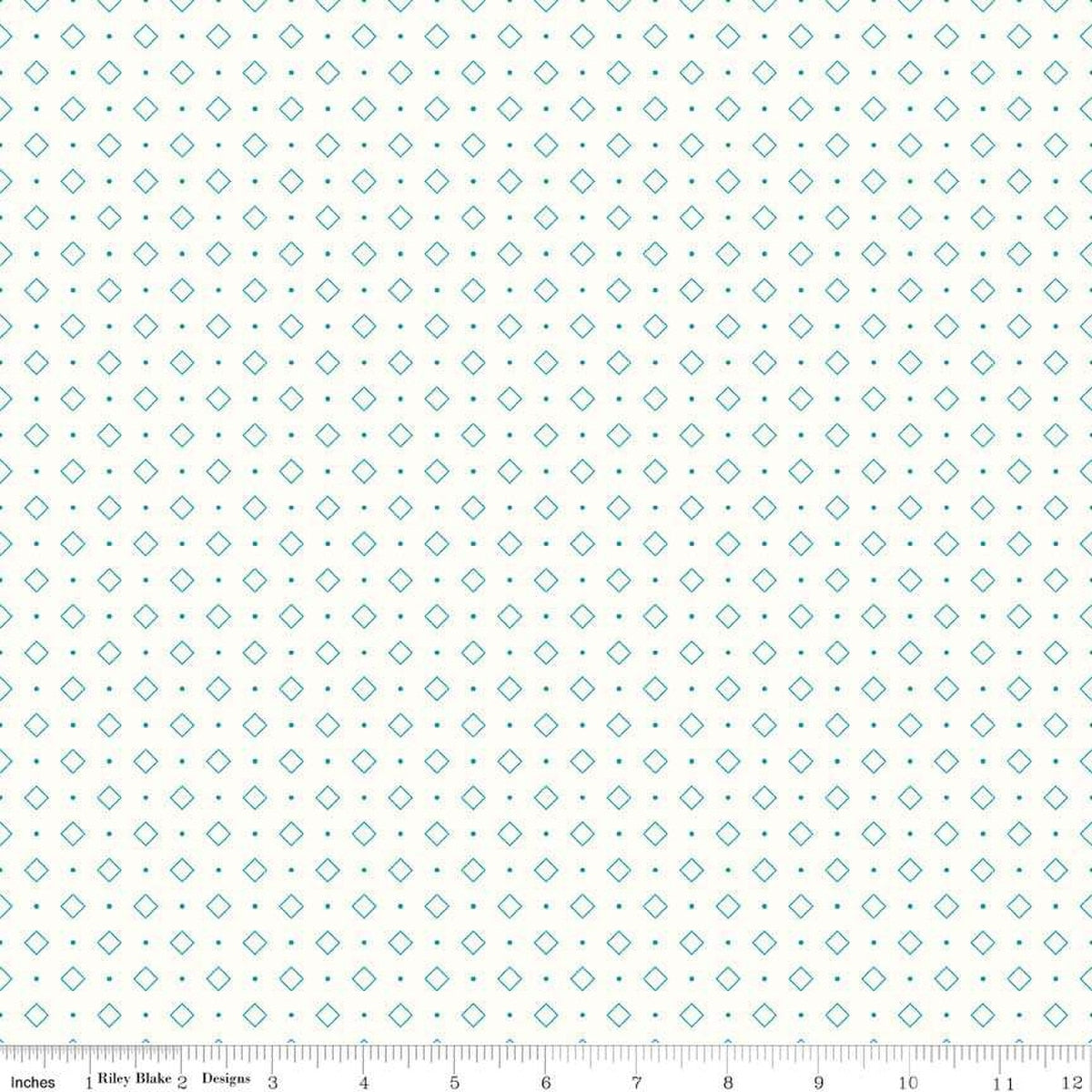 "Bee Backgrounds Diamond Turquoise" by Lori Holt-RBD