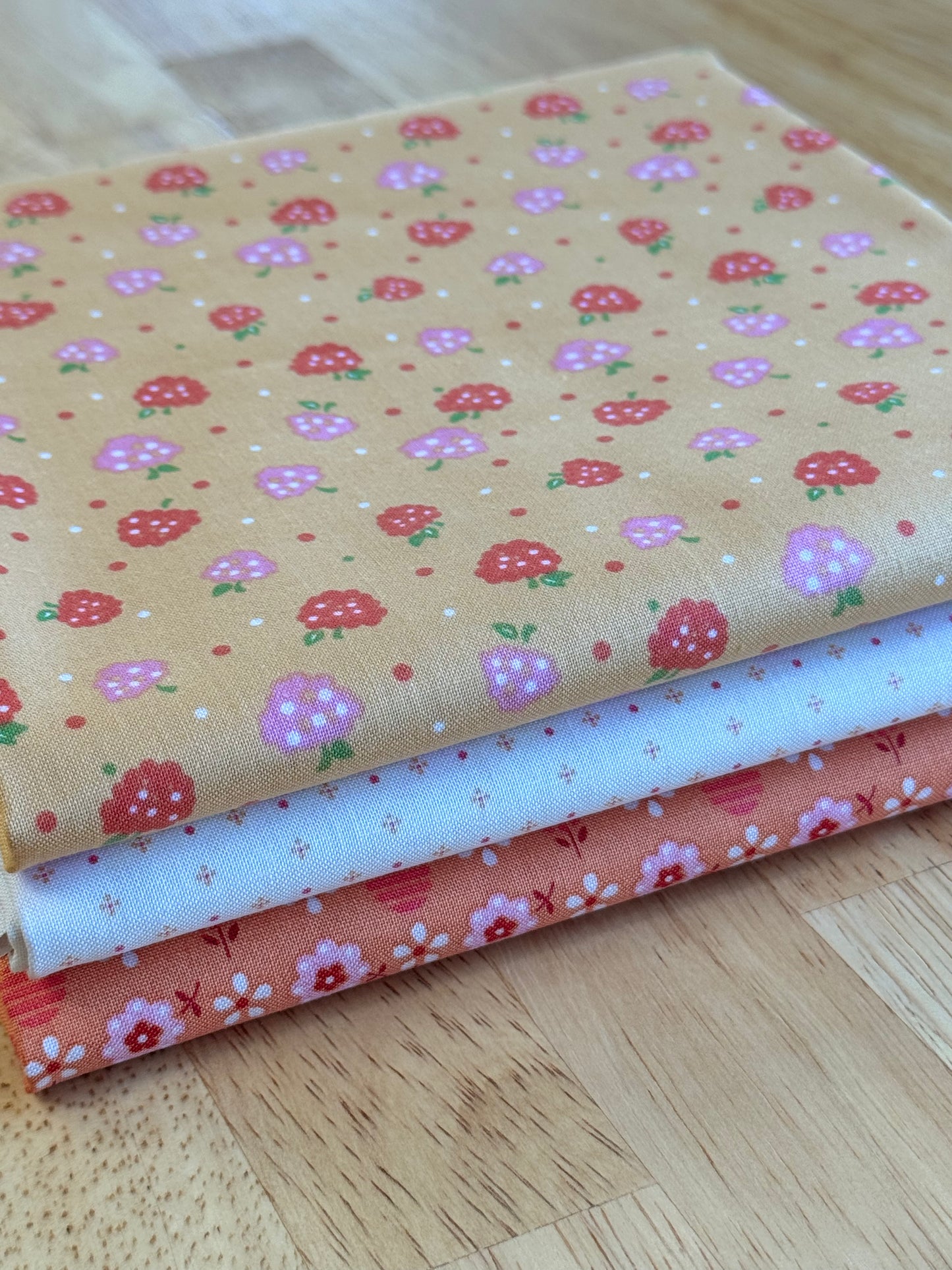 Pink Lemonade 3 yard Bundle-1 yd cuts