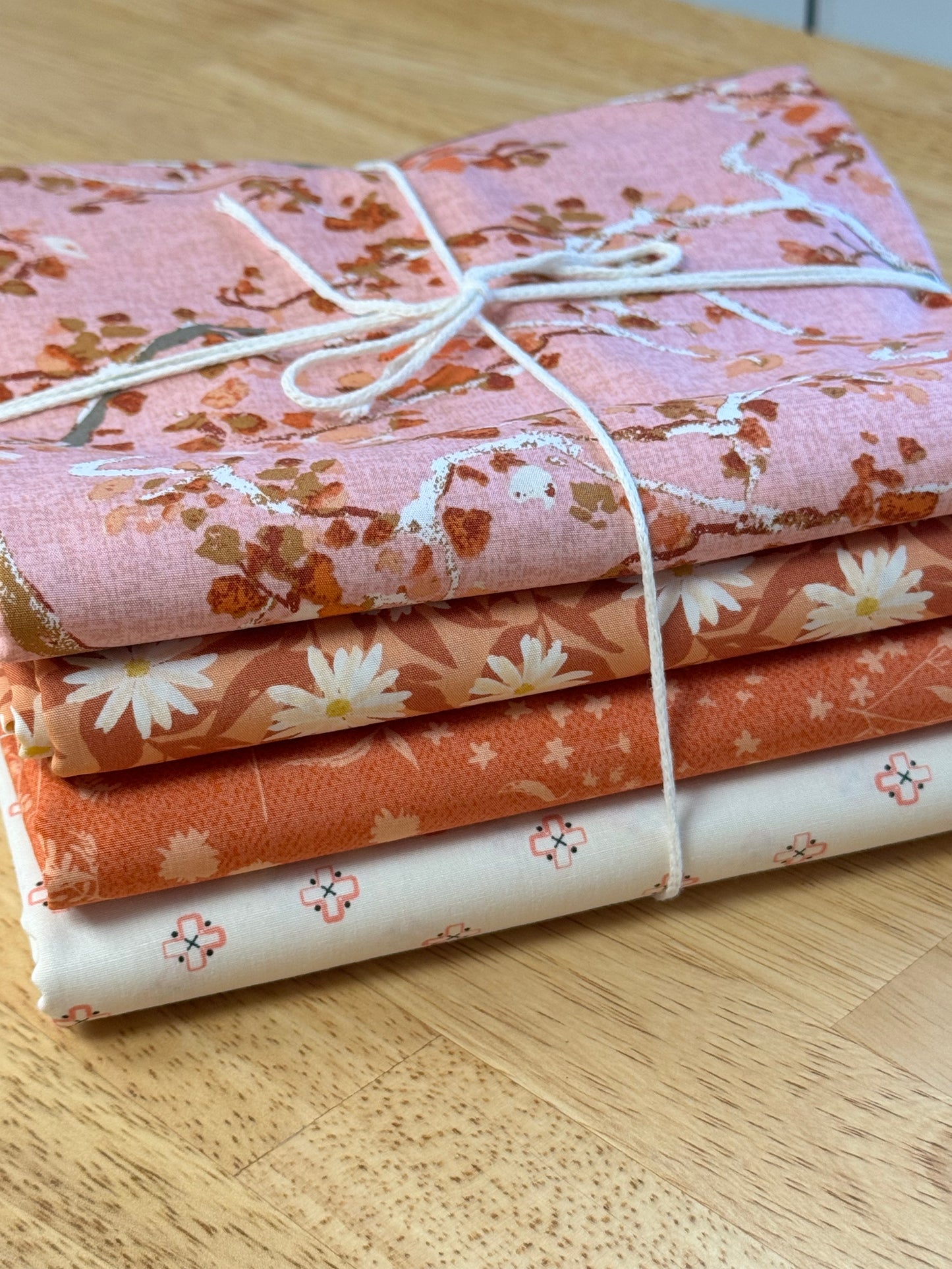 “Blush & Flowers” HST StarBurst! Quilt Kit