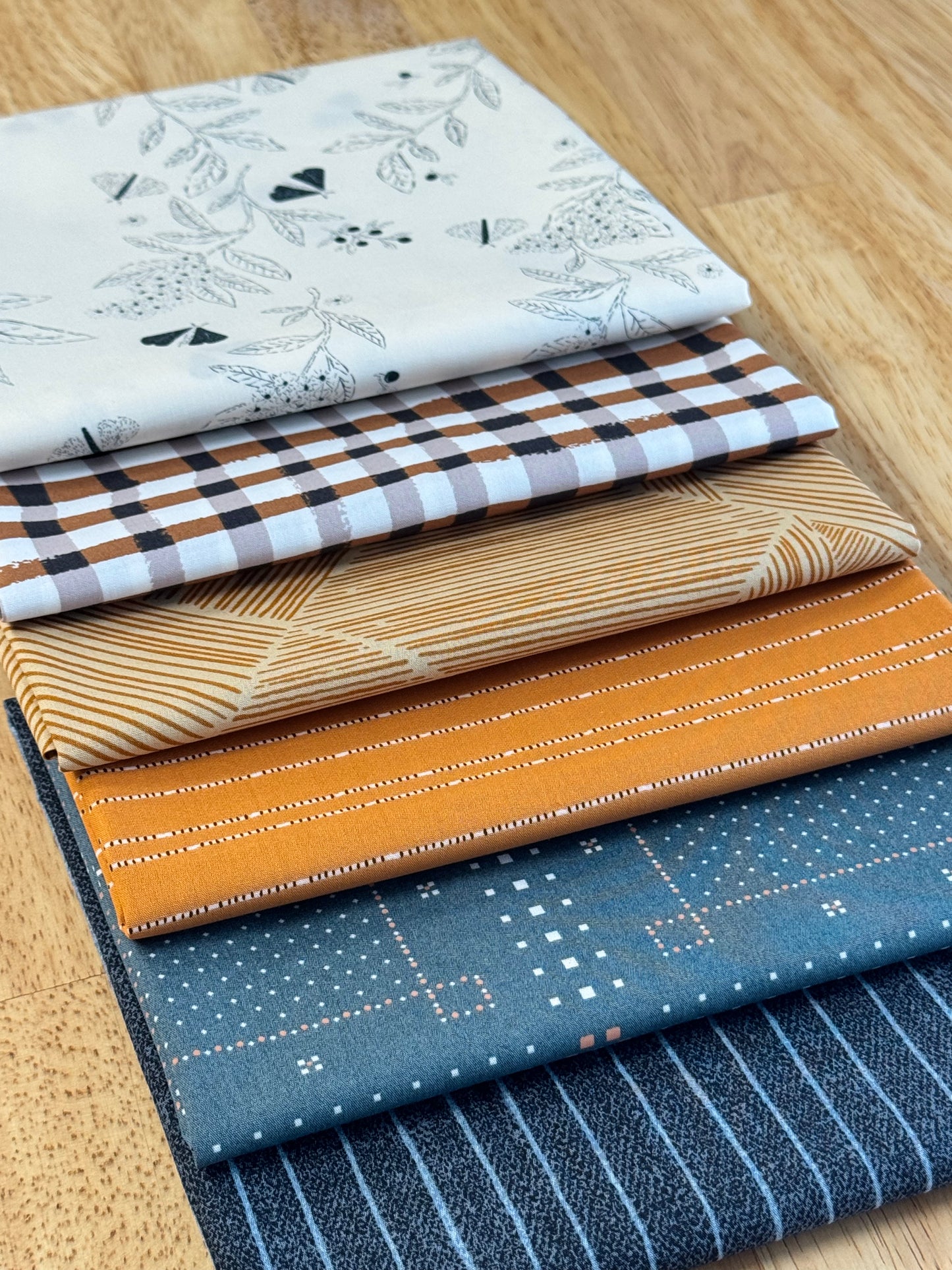 AGF “Falling for Blue” 3 yard Bundle-1/2 yd cuts