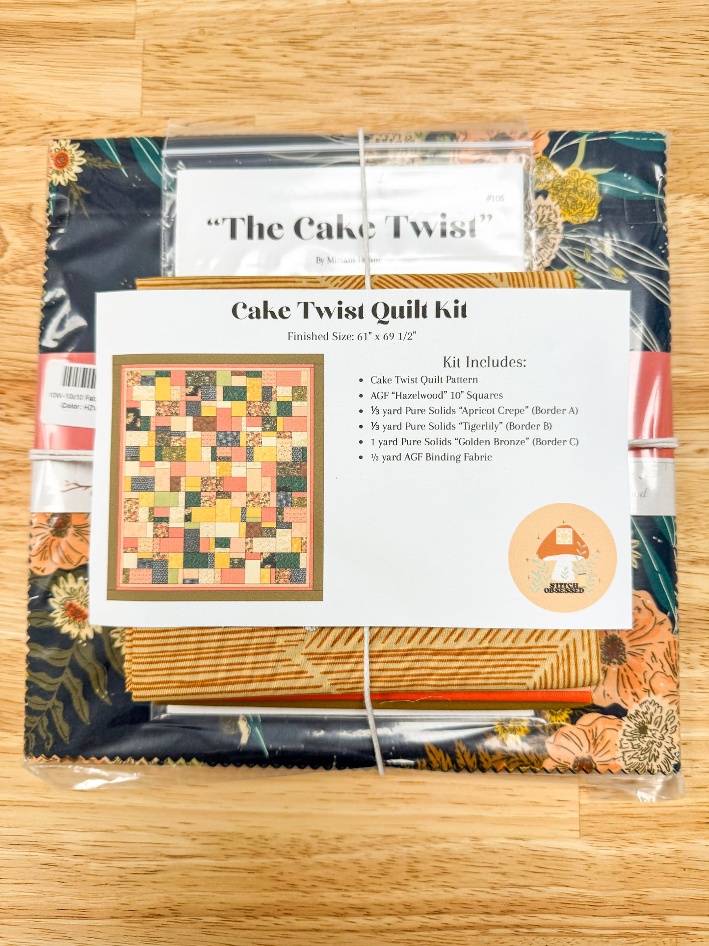 Cake Twist Quilt Kit