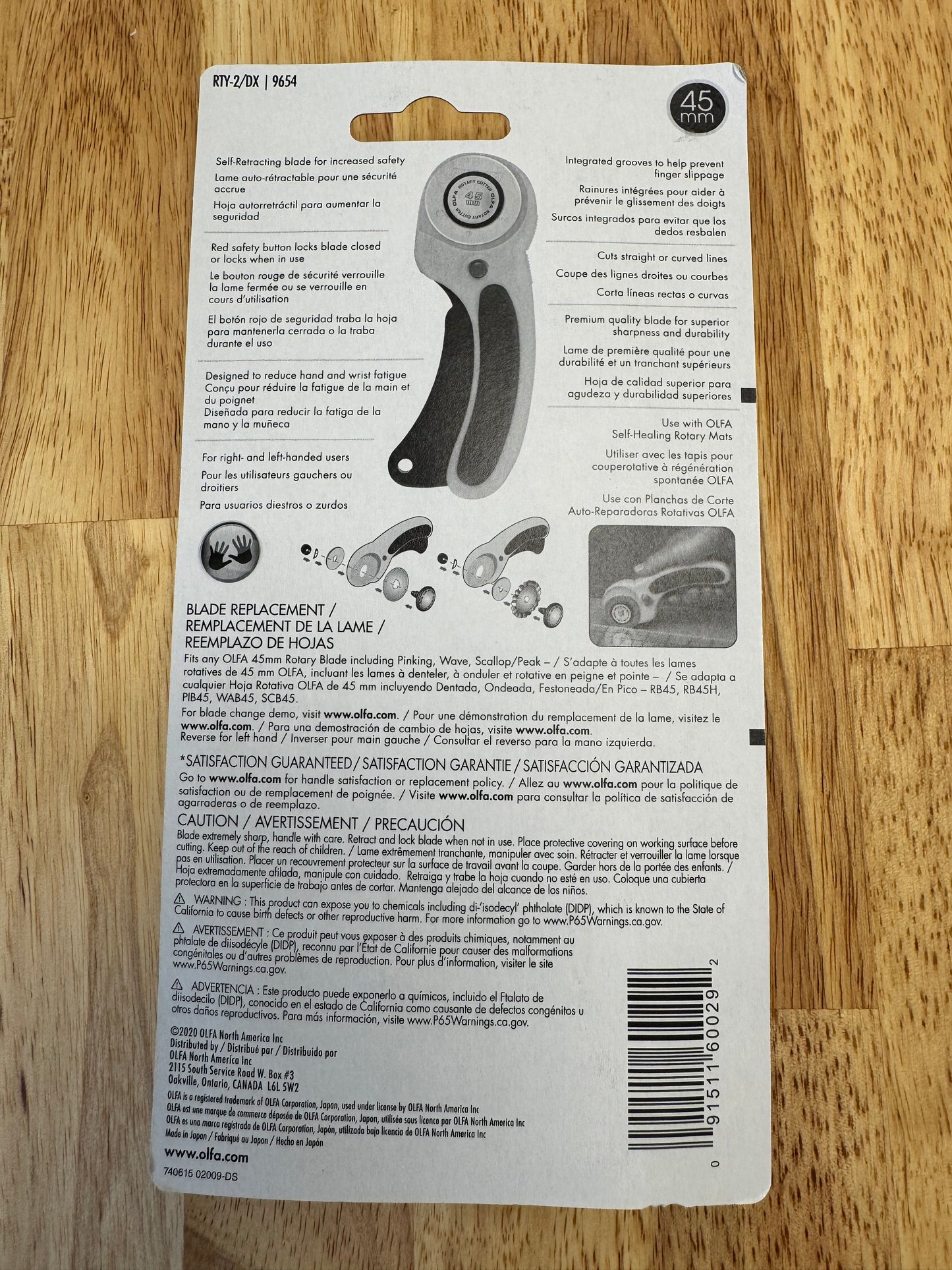 Olfa Ergonomic Rotary Cutter 45mm