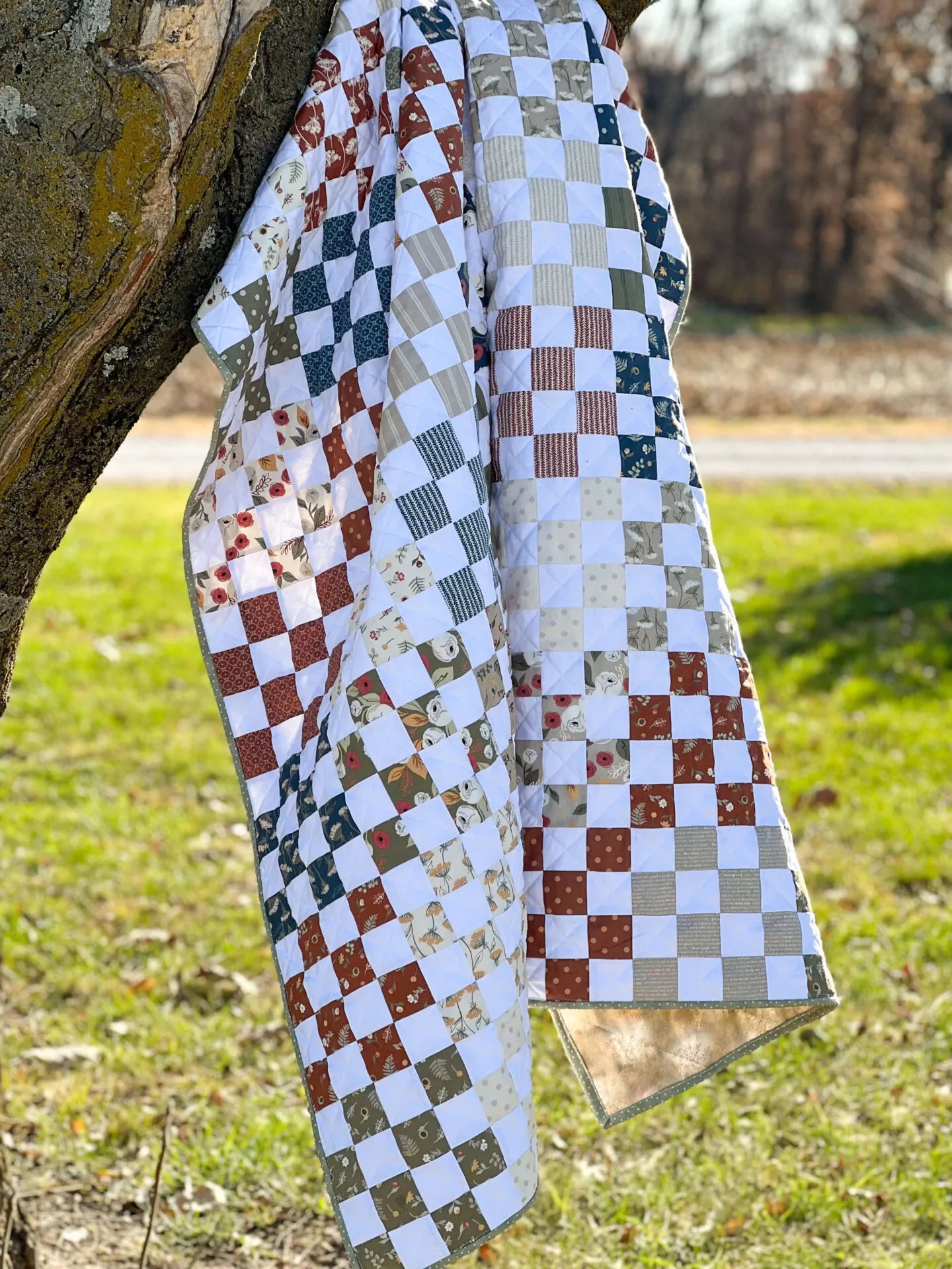Tiny Checkers Quilt Pattern- Physical Copy
