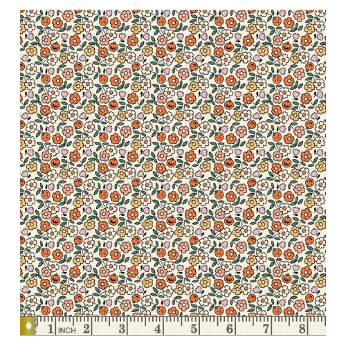 "Natural Pumpkin Blossoms"- Poppie Cotton