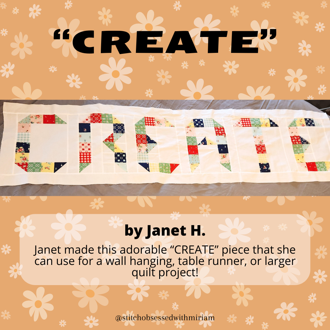 Patchwork Alphabet Quilt Pattern- Physical Copy