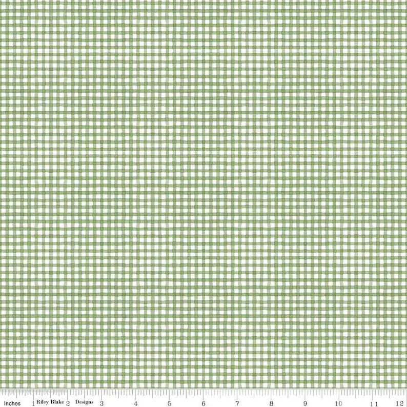 "Magical Winterland Gingham Green"-RBD