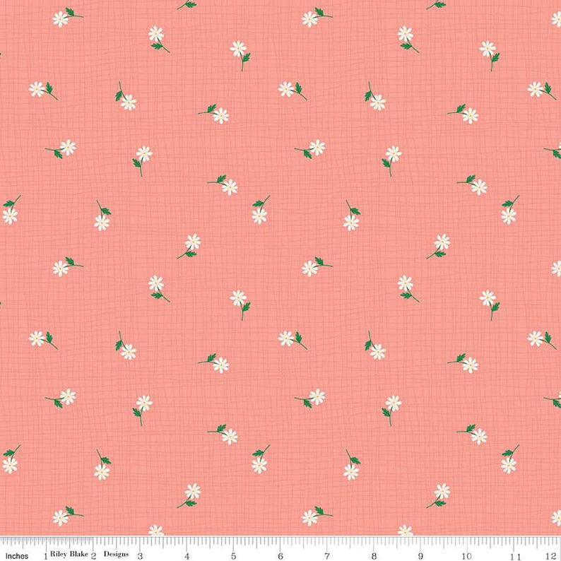 "Stay Wild Grid Flowers Coral"-RBD