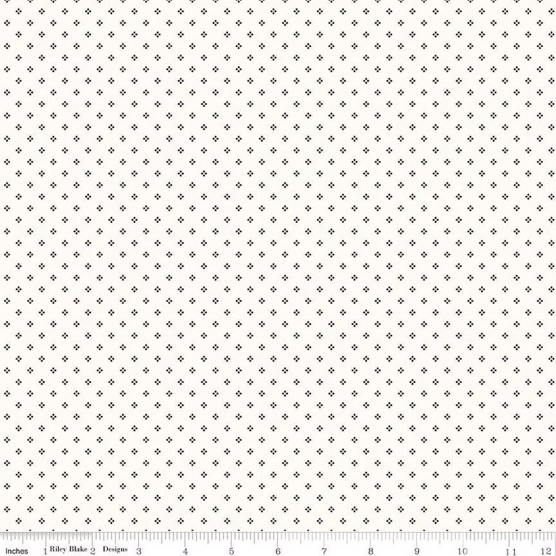 "Midnight Meadow Calico Cream"-RBD