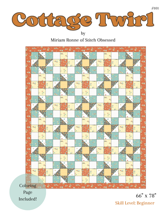 Cottage Twirl Quilt Pattern
