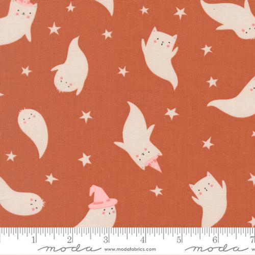"Purrs and Boos Ghost Novelty Spice"-Moda Fabrics