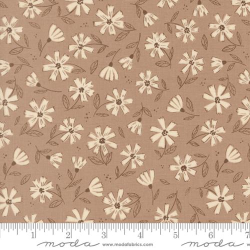 "Flowers Florals Pebble"-Moda Fabrics