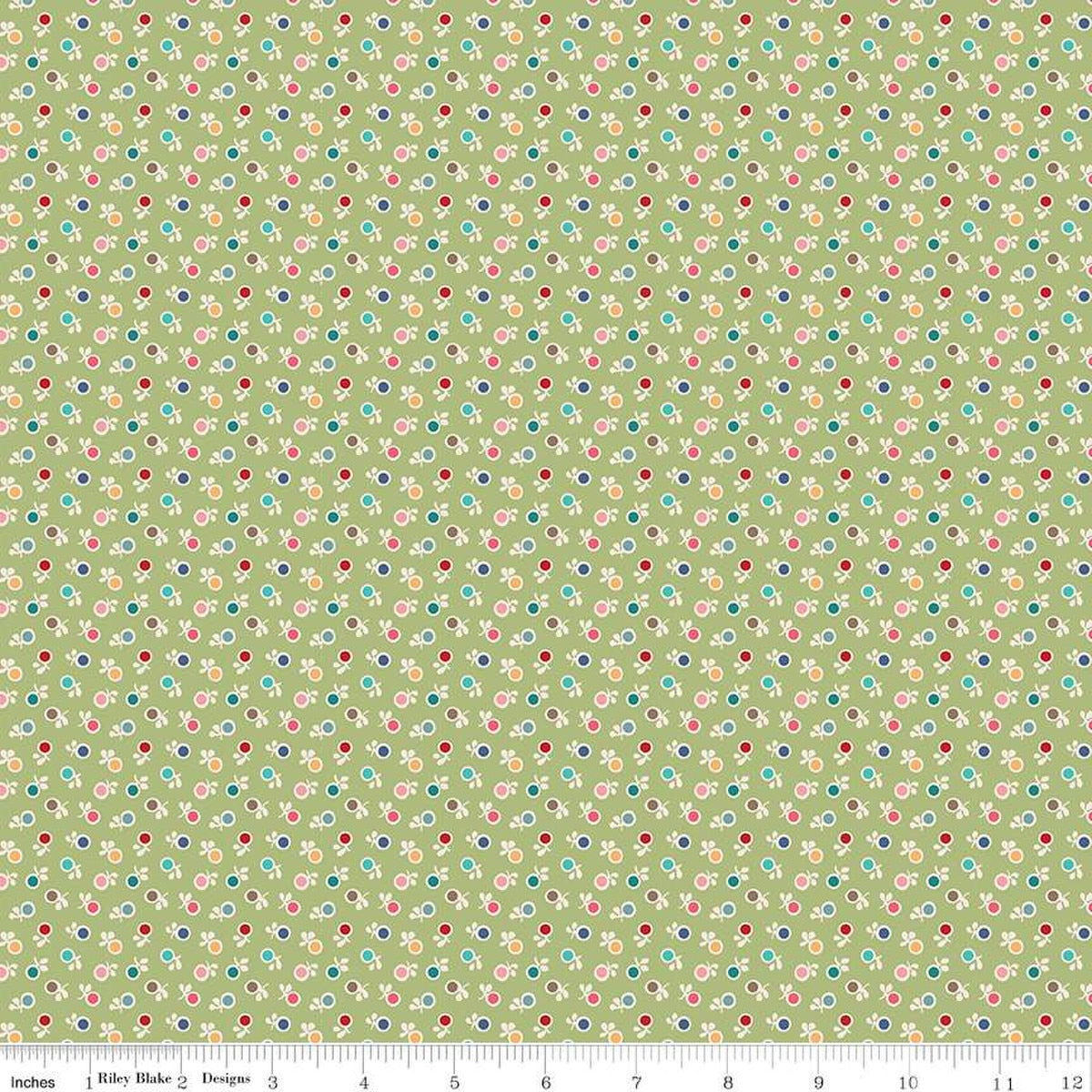 "Bee Dots Kathy Lettuce" by Lori Holt-RBD
