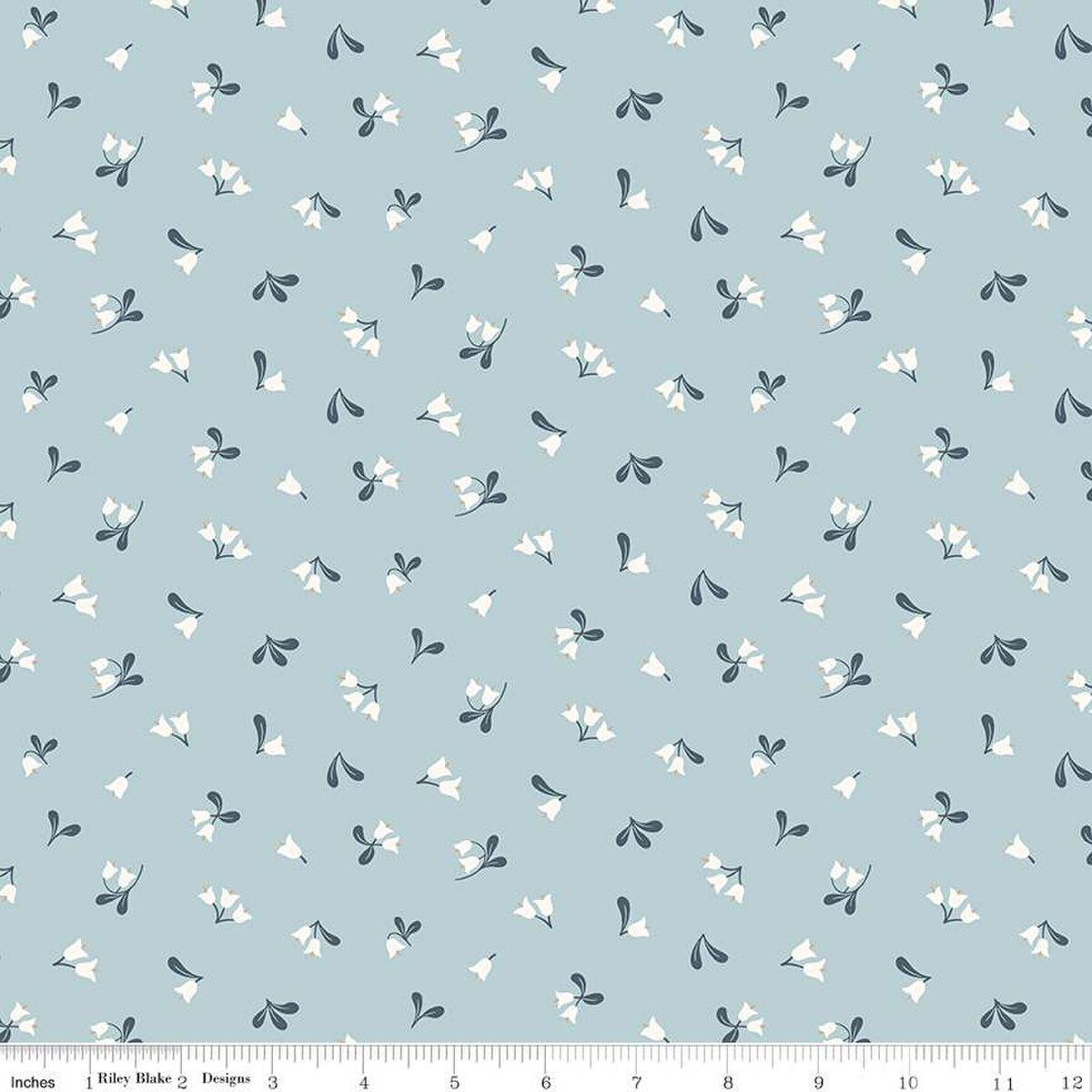 "Forest Village Lingonberry Floral Sky"-RBD