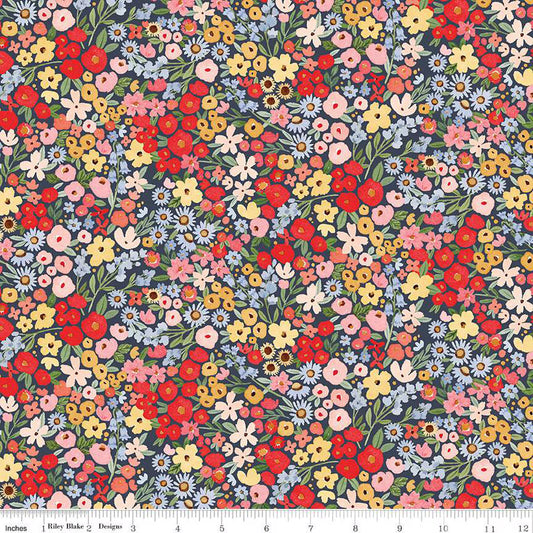 "Floral Charms Happy Ditsy Floral Oxford"-RBD