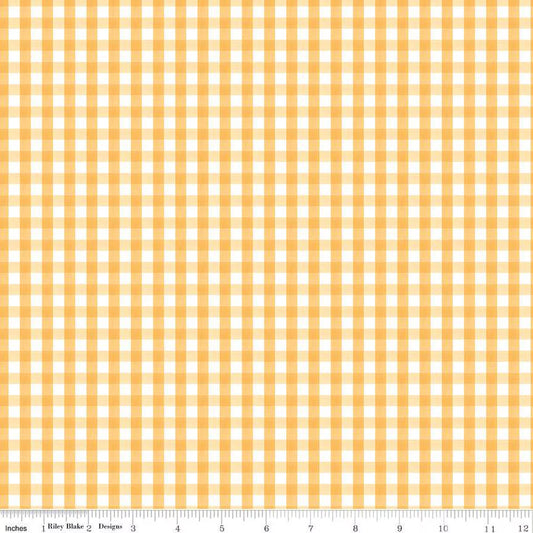 "Floral Charms Gingham Honey"-RBD