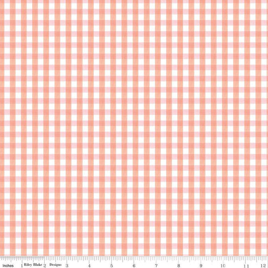 "Floral Charms Gingham Pink"-RBD
