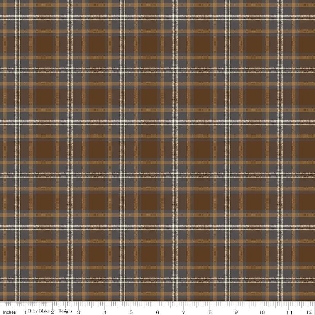 "Pine Grove Plaid Brown"-RBD