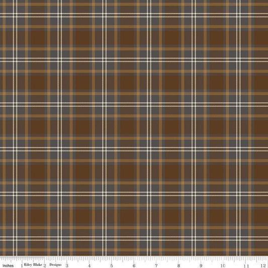 "Pine Grove Plaid Brown"-RBD