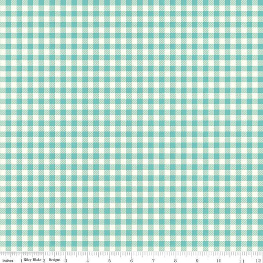 "First Blooms Gingham Glacier"-RBD