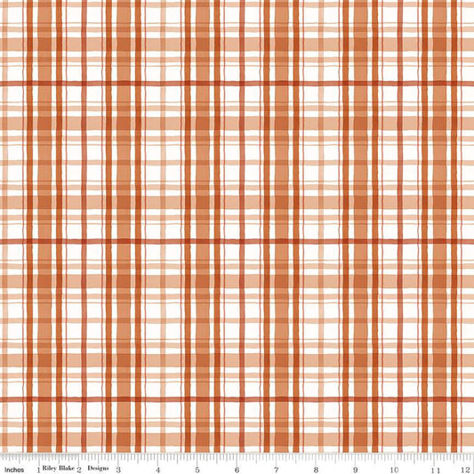 "Santa's Tree Farm Plaid Rudolph"-RBD