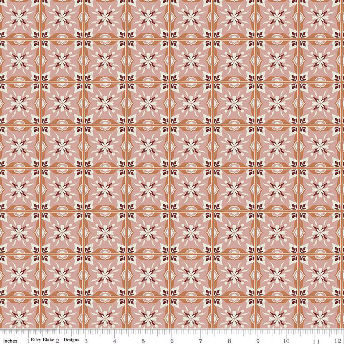 "Olive Grove Mill Tiles Pink"-RBD
