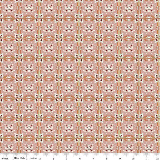 "Olive Grove Mill Tiles Pink"-RBD