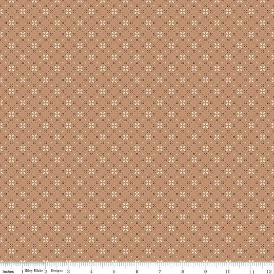"Evening on the Prairie Geo Floral Sienna"-RBD