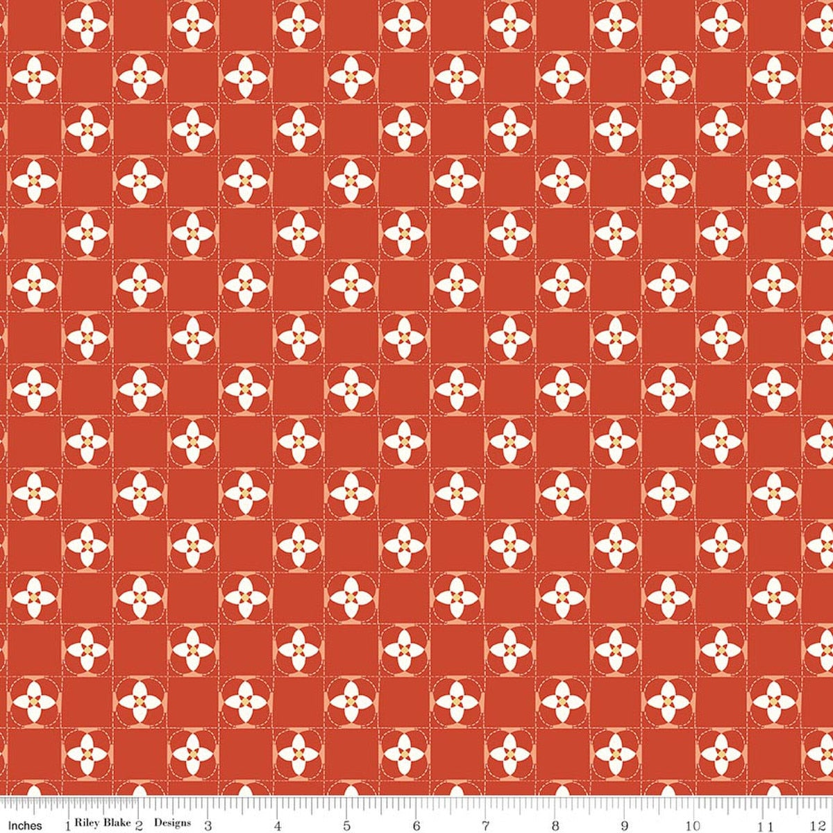 "Utah Quilt Squares Orange"-RBD