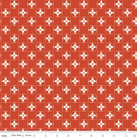 "Utah Quilt Squares Orange"-RBD
