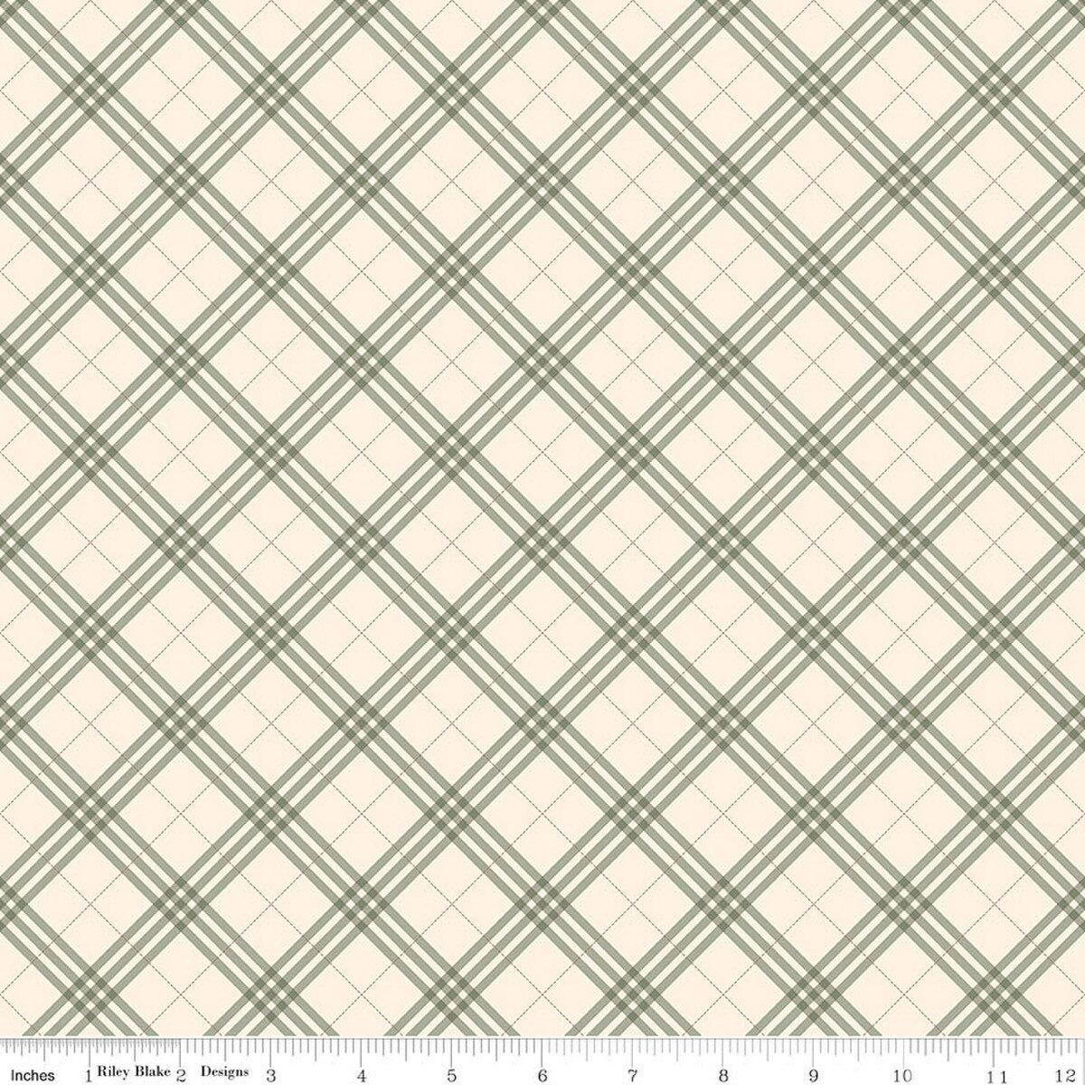 "Coffee Time Plaid Cream"-RBD