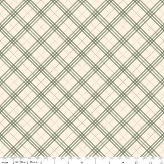 "Coffee Time Plaid Cream"-RBD