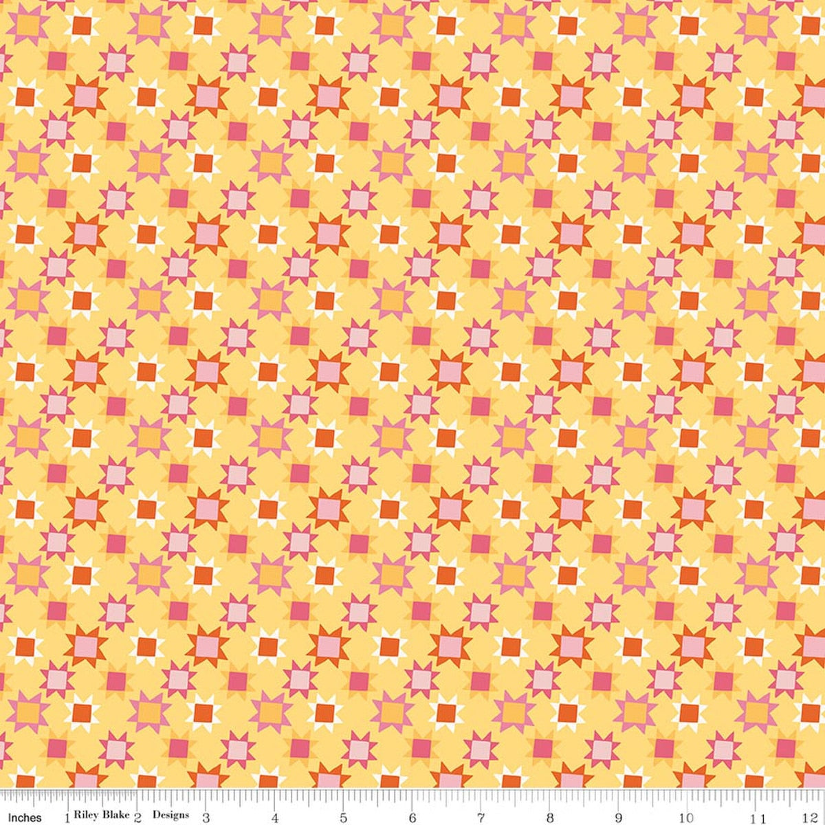 "Patchwork Stars Yellow"-RBD