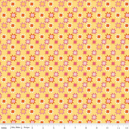 "Patchwork Stars Yellow"-RBD