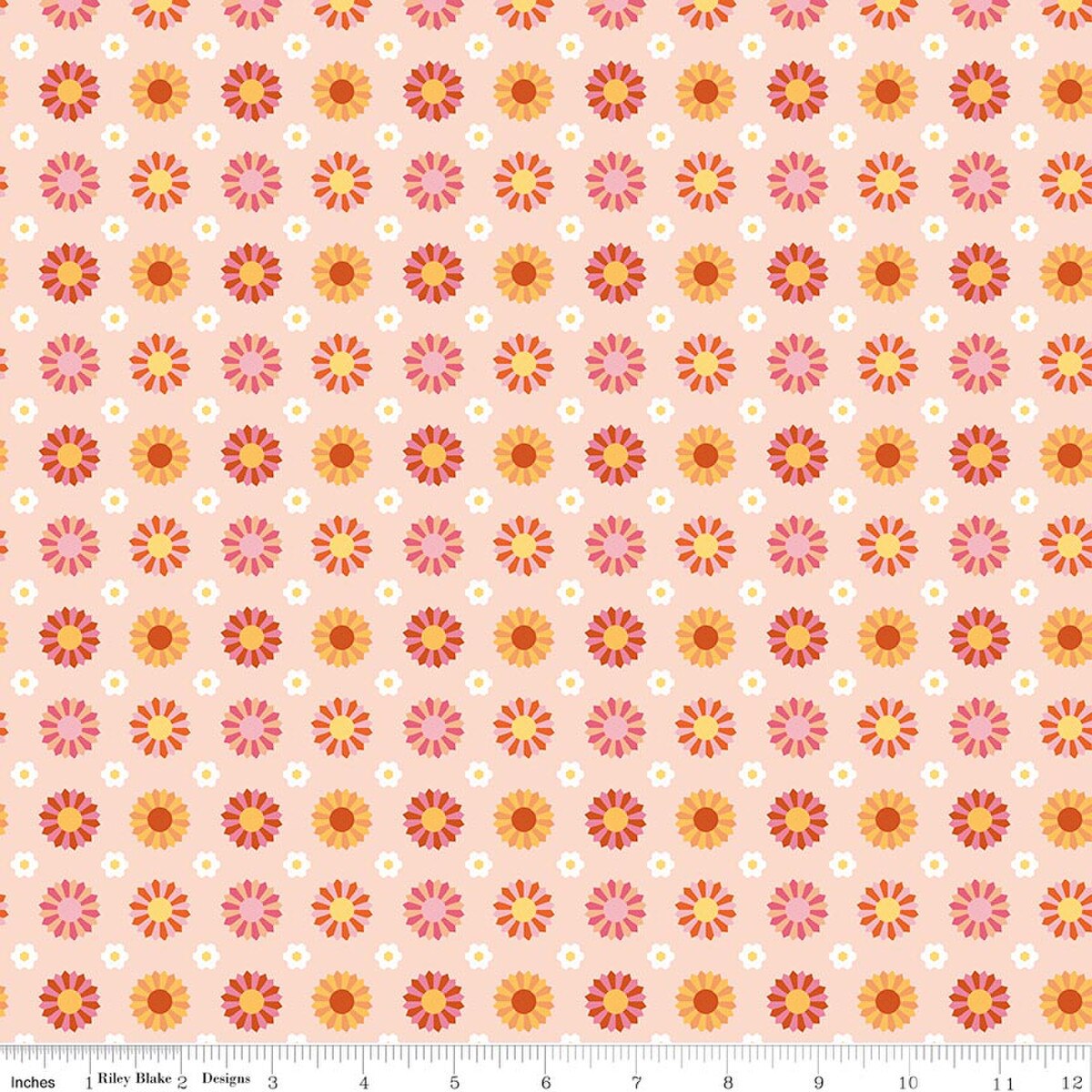 "Patchwork Dresden Peach"-RBD