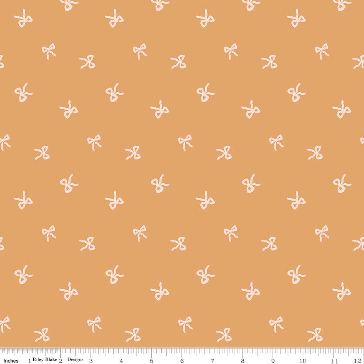 "Sweet Cotton Tales Twirls & Ties Apricot"-RBD
