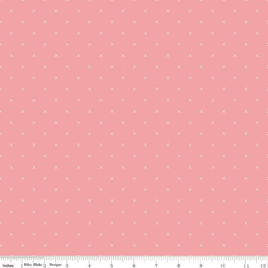 "Bee Cross Stitch in Color Coral" by Lori Holt-RBD
