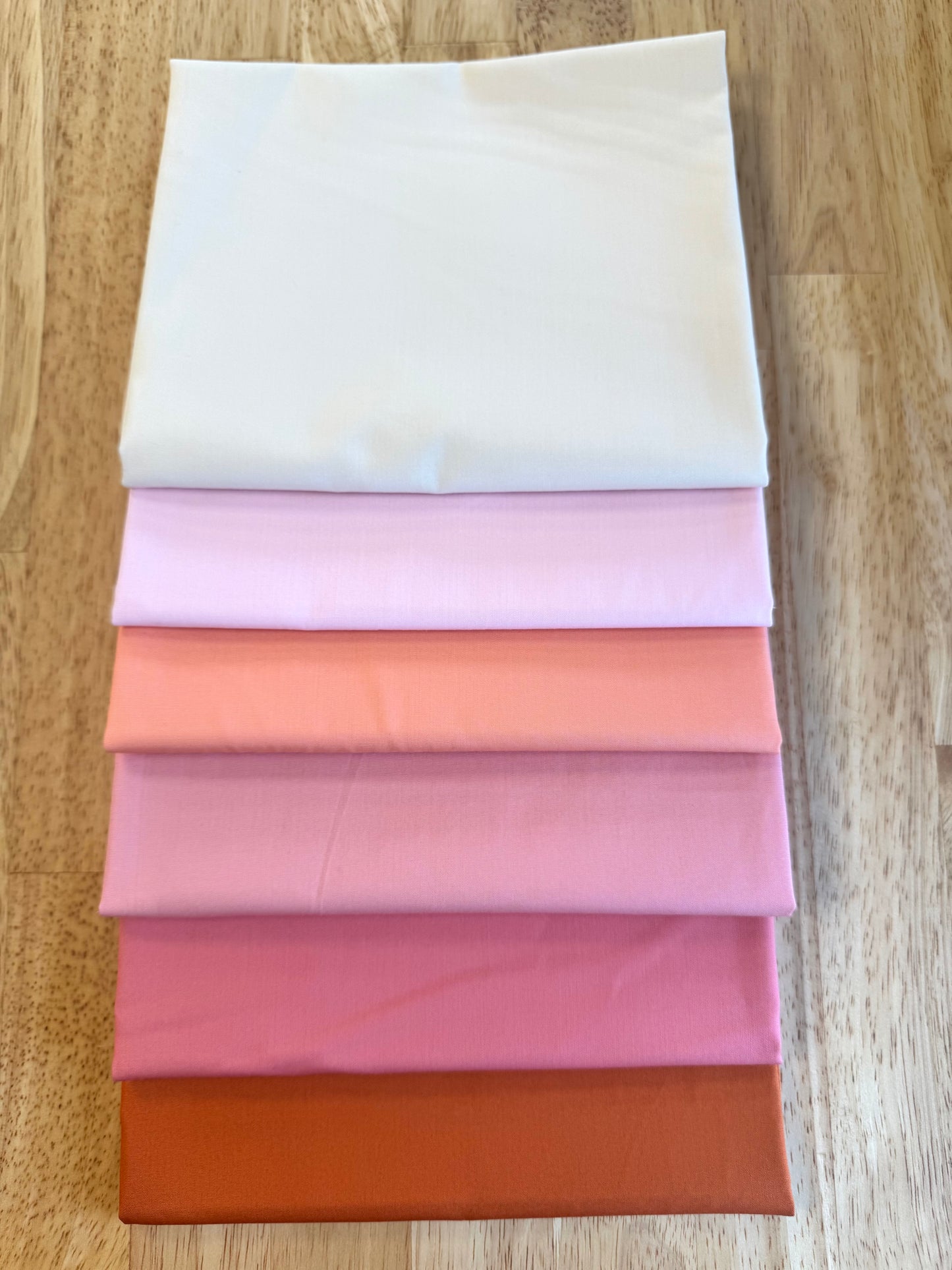 AGF Pure Solids “Sunset” 3 yard Bundle-1/2 yd cuts