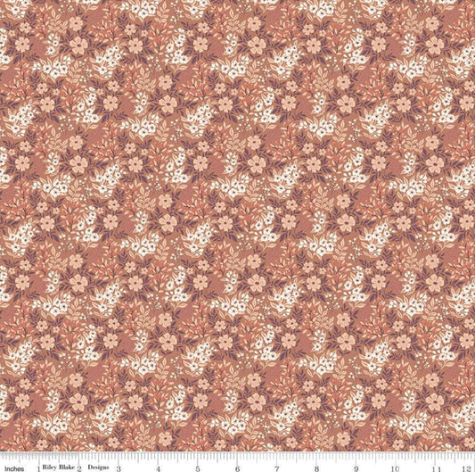 Evening in the Prairie Ditsy Florals Umber-RBD