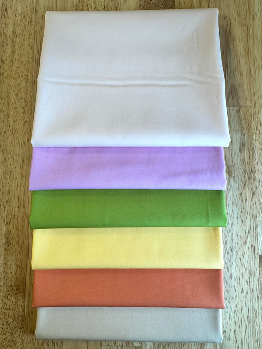 AGF Pure Solids “Spring Time” 3 yard Bundle-1/2 yd cuts