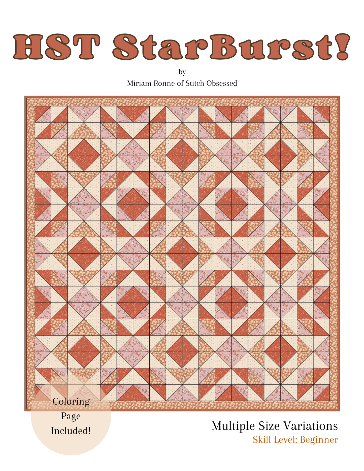 HST Starburst Pattern- Physical Copy
