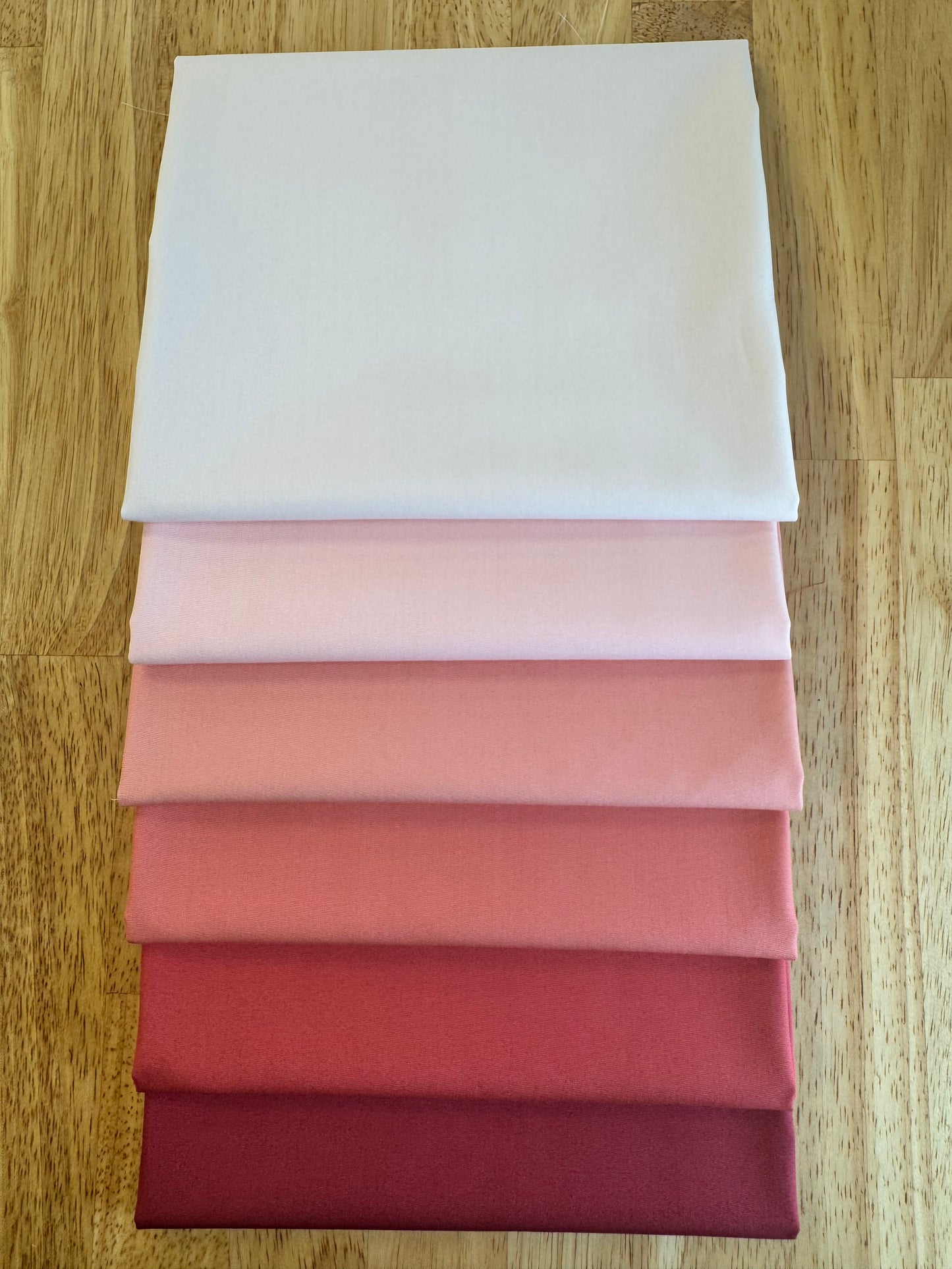 AGF Pure Solids “Rosie” 3 yard Bundle-1/2 yd cuts