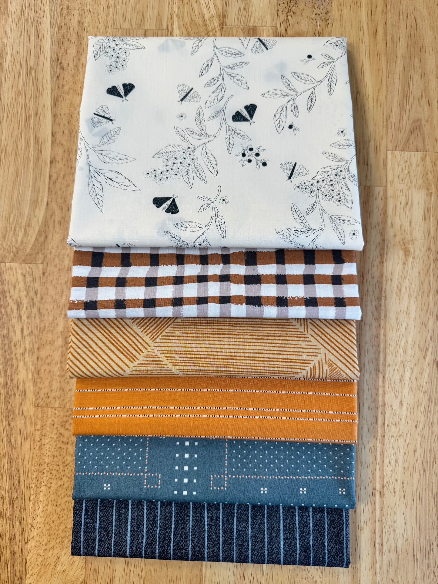 AGF “Falling for Blue” 3 yard Bundle-1/2 yd cuts