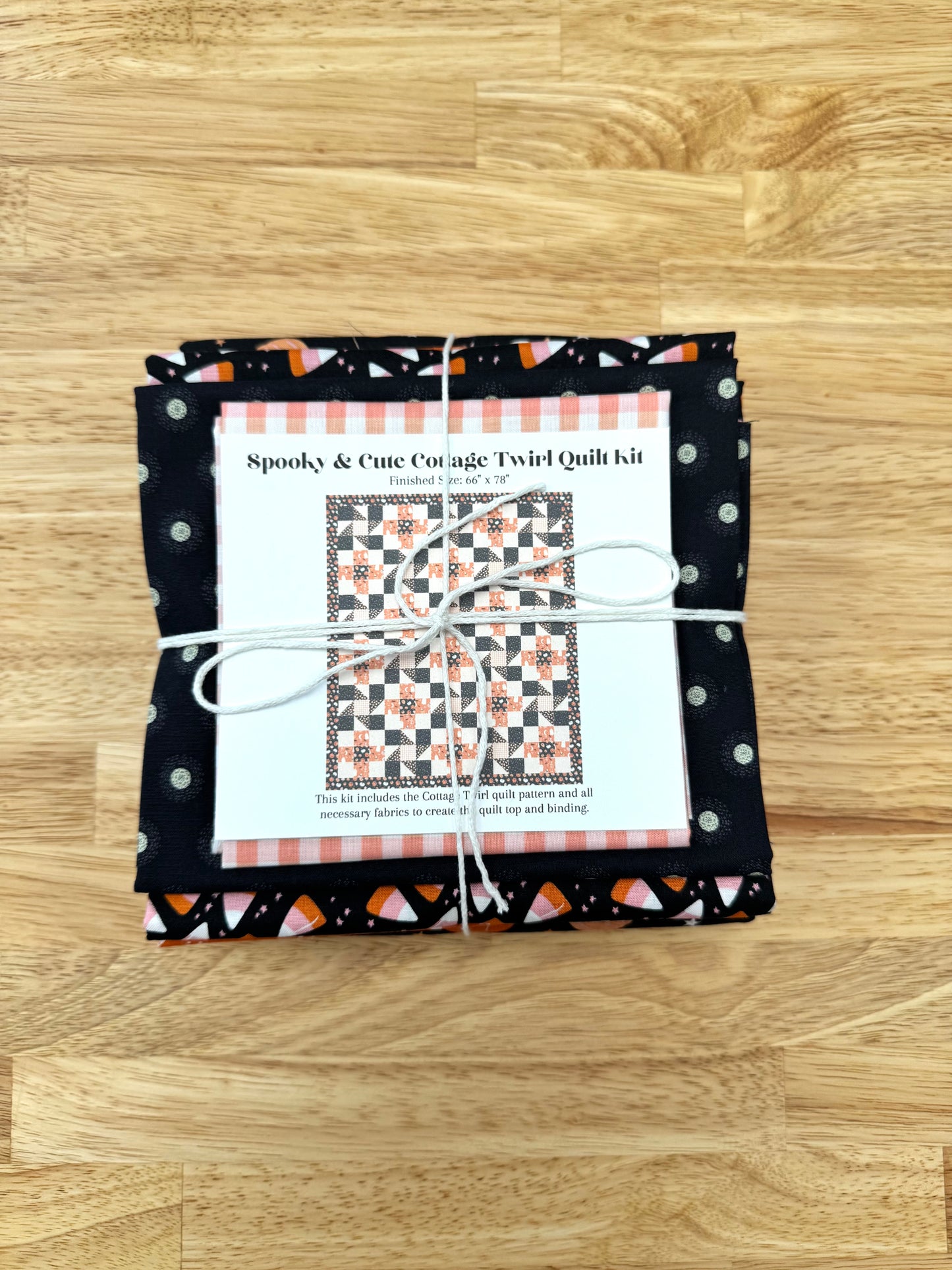 "Cute and Spooky" Cottage Twirl Quilt Kit
