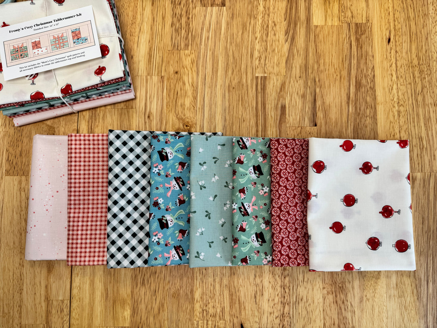 "Frosty's Cozy Christmas" Table Runner Kit